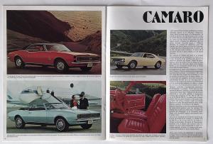 1968 Chevrolet Chevelle Camaro Corvair Corvette Canadian Brochure French Text