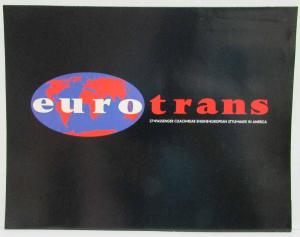 1980-1989 Eurotrans 27 Passenger Coach Bus Europe Style Made in US Sales Folder