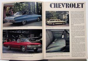 1968 Chevrolet Full Line Sales Brochure  SS 396 Malibu 300 Camaro Corvette Nova