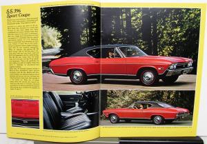 1968 Chevy Chevelle SS 396 Malibu Concours 300 Deluxe & Coupe Sales Brochure R1