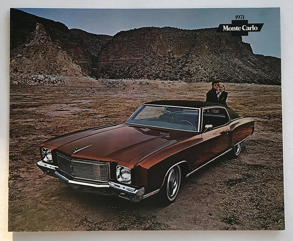 1971 Chevrolet Monte Carlo Canadian Sales Brochure