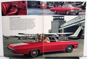 1968 Chevrolet Impala Caprice Bel Air Biscayne Sales Brochure Original
