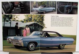 1968 Chevrolet Impala Caprice Bel Air Biscayne Sales Brochure Original