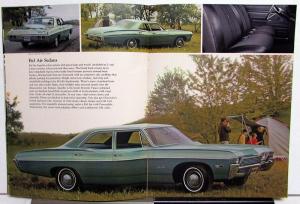 1968 Chevrolet Impala Caprice Bel Air Biscayne Sales Brochure Original