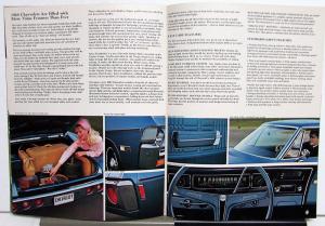 1968 Chevrolet Impala Caprice Bel Air Biscayne Sales Brochure Original