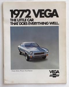 1972 Chevrolet Vega Canadian Sales Brochure