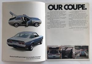 1972 Chevrolet Vega Canadian Sales Brochure