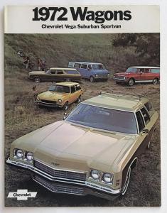 1972 Chevrolet Wagons Vega Suburban Sportvan Canadian Sales Brochure