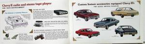 1968 Chevrolet Chevy II & Nova Custom Feature Accessories Sales Brochure Orig