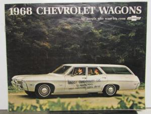 1968 Chevy Impala Caprice Belair Biscayne Malibu Chevelle Nomad Wagon Brochure R
