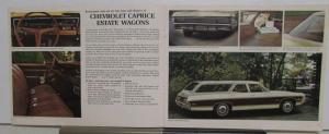 1968 Chevy Impala Caprice Belair Biscayne Malibu Chevelle Nomad Wagon Brochure R