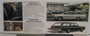1968 Chevy Impala Caprice Belair Biscayne Malibu Chevelle Nomad Wagon Brochure R