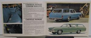 1968 Chevy Impala Caprice Belair Biscayne Malibu Chevelle Nomad Wagon Brochure R