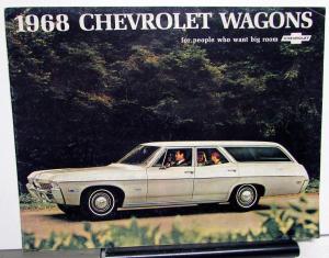 1968 Chevy Impala Caprice Belair Biscayne Malibu Chevelle Nomad Wagon Brochure