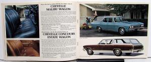1968 Chevy Impala Caprice Belair Biscayne Malibu Chevelle Nomad Wagon Brochure