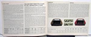 1968 Chevy Impala Caprice Belair Biscayne Malibu Chevelle Nomad Wagon Brochure