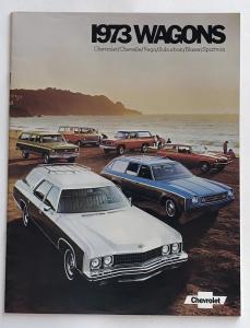 1973 Chevrolet Wagons Chevelle Vega Suburban Blazer Canadian Sales Brochure