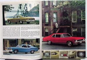 1968 Chevrolet Chevy II Nova & SS Color Sales Brochure Original Revision 1