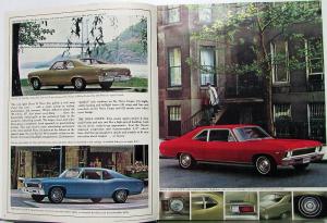 1968 Chevrolet Chevy II Nova & SS Color Sales Brochure Original