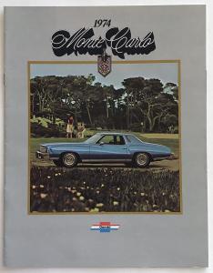 1974 Chevrolet Monte Carlo Canadian Sales Brochure