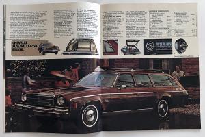 1974 Chevrolet Wagons Chevelle Vega Suburban Blazer Sportvan Canadian Brochure