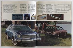 1974 Chevrolet Wagons Chevelle Vega Suburban Blazer Sportvan Canadian Brochure