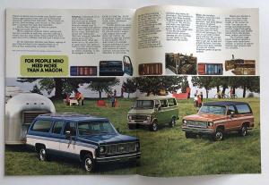 1974 Chevrolet Wagons Chevelle Vega Suburban Blazer Sportvan Canadian Brochure