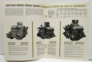 1963 Ford Trucks School Bus Chassis B-500 B-600 B-700 B-750 Sales Brochure