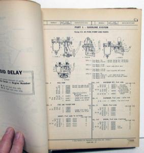 1929-40 Studebaker Dealer Master Chassis Parts Catalog Book All Eights Original