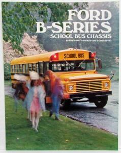 1971 Ford Truck School Bus Chassis B-Series Sales Brochure