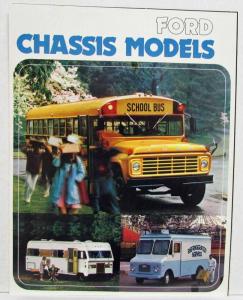 1974-1975 Ford Chassis Models M-Series P-Series and B-Series Sales Folder