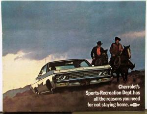 1969 Chevy Caprice Chevelle Camaro Nova Wagon Suburban Sportvan Sales Mailer