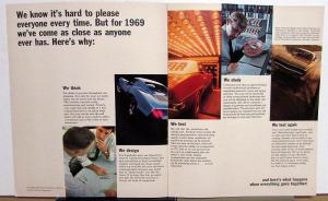 1969 Chevrolet Full Line Chevelle Corvette Nova Camaro Sales Brochure Original