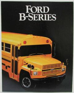 1985 Ford Truck B-Series School Bus Chassis Sales Folder