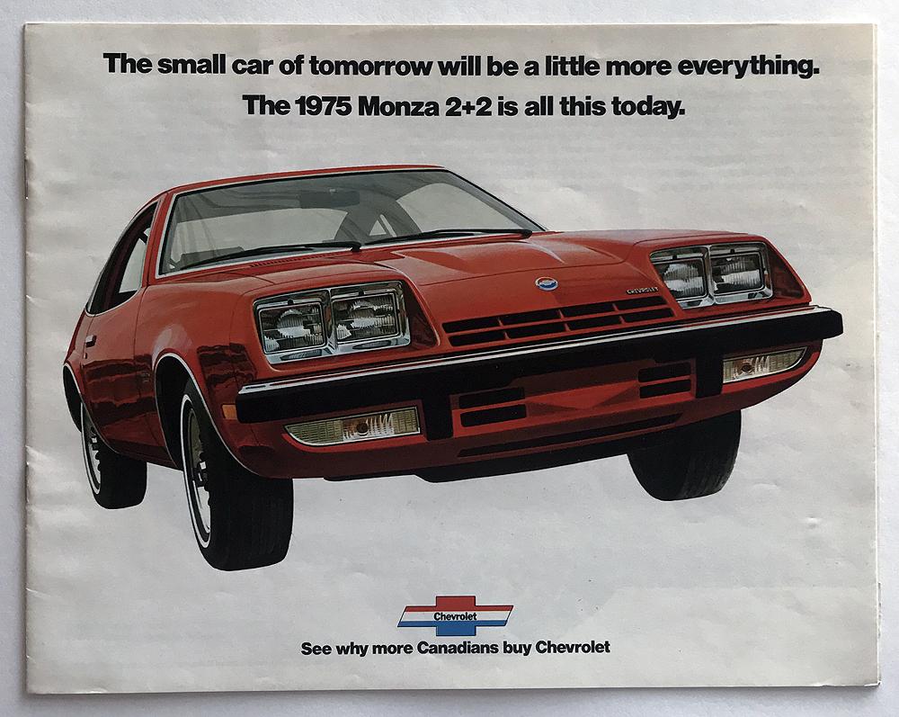 1975 Chevrolet Monza 2+2 Canadian Sales Brochure