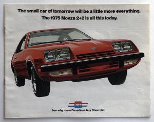 1975 Chevrolet Monza 2+2 Canadian Sales Brochure