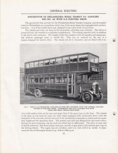 1925 GE Bulletin Electric Drive for Gasoline Buses - October