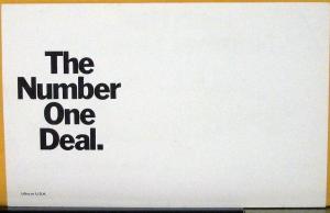 1970 Chevrolet Impala Mailer Postcard Original