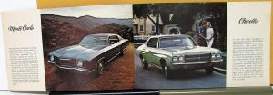 1970 Chevy Caprice Impala Monte Carlo Chevelle Nova Wagon Match Up Sale Brochure