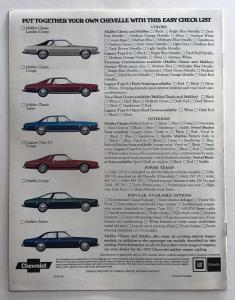 1975 Chevrolet Chevelle Canadian Sales Brochure