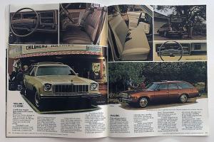 1975 Chevrolet Wagons Caprice Impala Bel Air Biscayne Canadian Sales Brochure