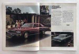 1975 Chevrolet Caprice Impala Bel Air Biscayne Canadian Sales Brochure