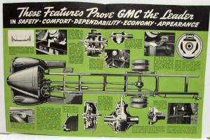 1941 GMC Trucks Safety School Bus Chassis Sales Brochure w 5 Models Spec Sheets