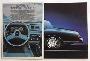 1978 Chevrolet Monte Carlo Canadian Sales Brochure In French Text