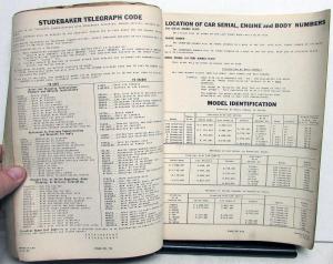 1951-52 Studebaker Dealer Body Parts Catalog Book Champion 6 Commander 8 Orig