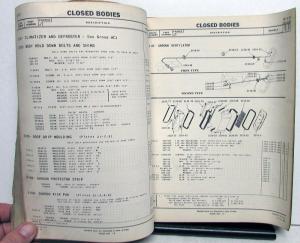 1951-52 Studebaker Dealer Body Parts Catalog Book Champion 6 Commander 8 Orig