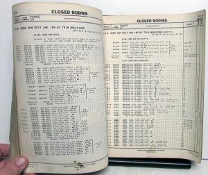 1951-52 Studebaker Dealer Body Parts Catalog Book Champion 6 Commander 8 Orig