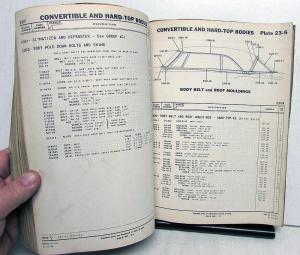 1951-52 Studebaker Dealer Body Parts Catalog Book Champion 6 Commander 8 Orig