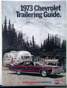 1973 Chevrolet Passenger Car & Truck Trailering Guide Sales Brochure Original