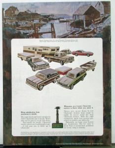 1973 Chevrolet Passenger Car & Truck Trailering Guide Sales Brochure Original